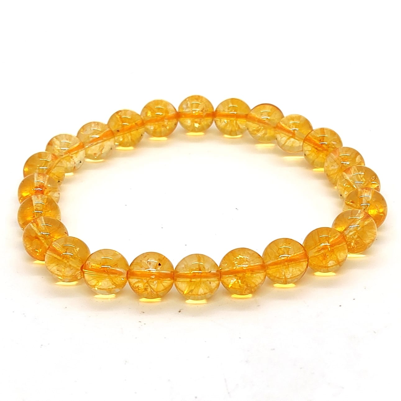 Yellow Citrine Natural With Certified Bracelet